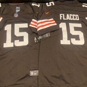 Nike CLEVELAND BROWNS JOE FLACCO Men's JERSEY Sz M,L,XL,2XL New with tags